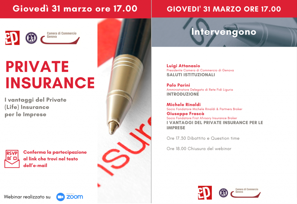 locandina webinar private insurance