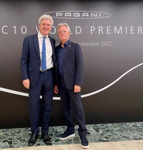 Michele Rinaldi con Horacio Pagani
